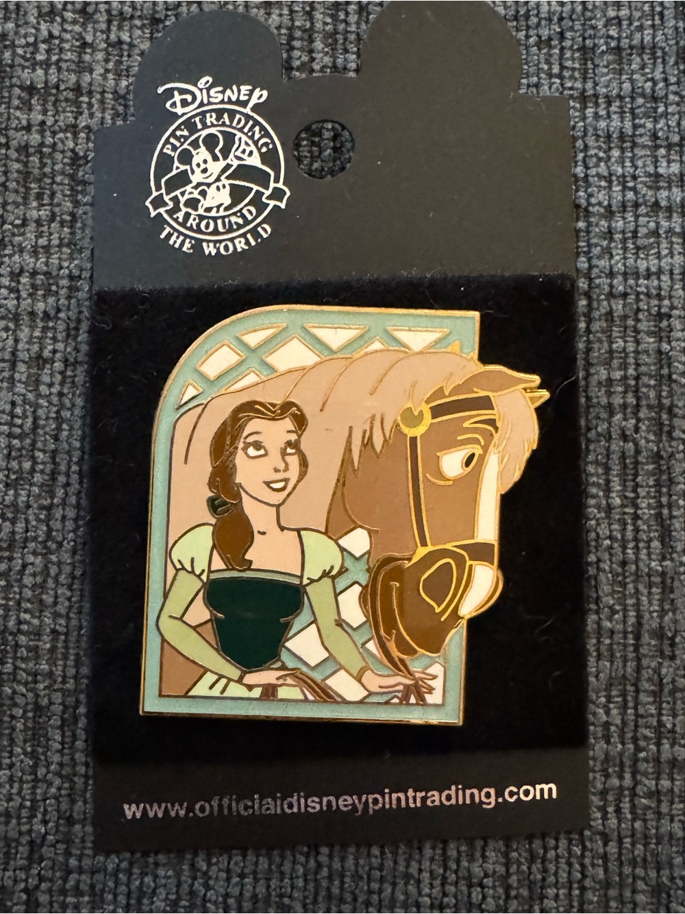 Disney’s Beauty & the Beast Belle & Phillipe Pin 2004